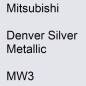 Preview: Mitsubishi, Denver Silver Metallic, MW3.